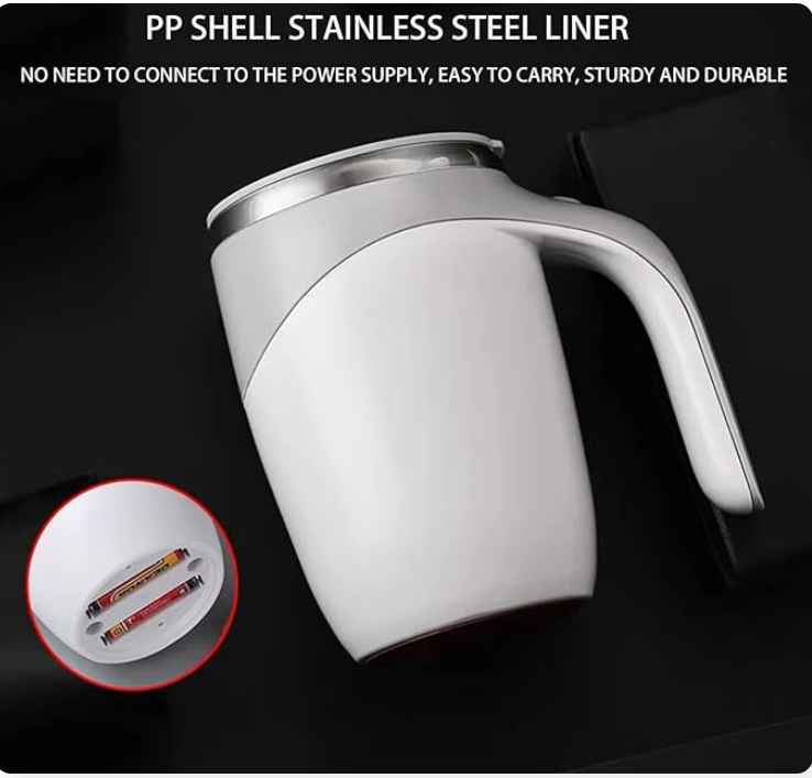 StirEase™ Magnetic Mug: The Ultimate Self Stirring Mug