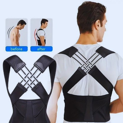 Universal Fit Posture Corrector – Back & Shoulder Support Belt for Men & Women