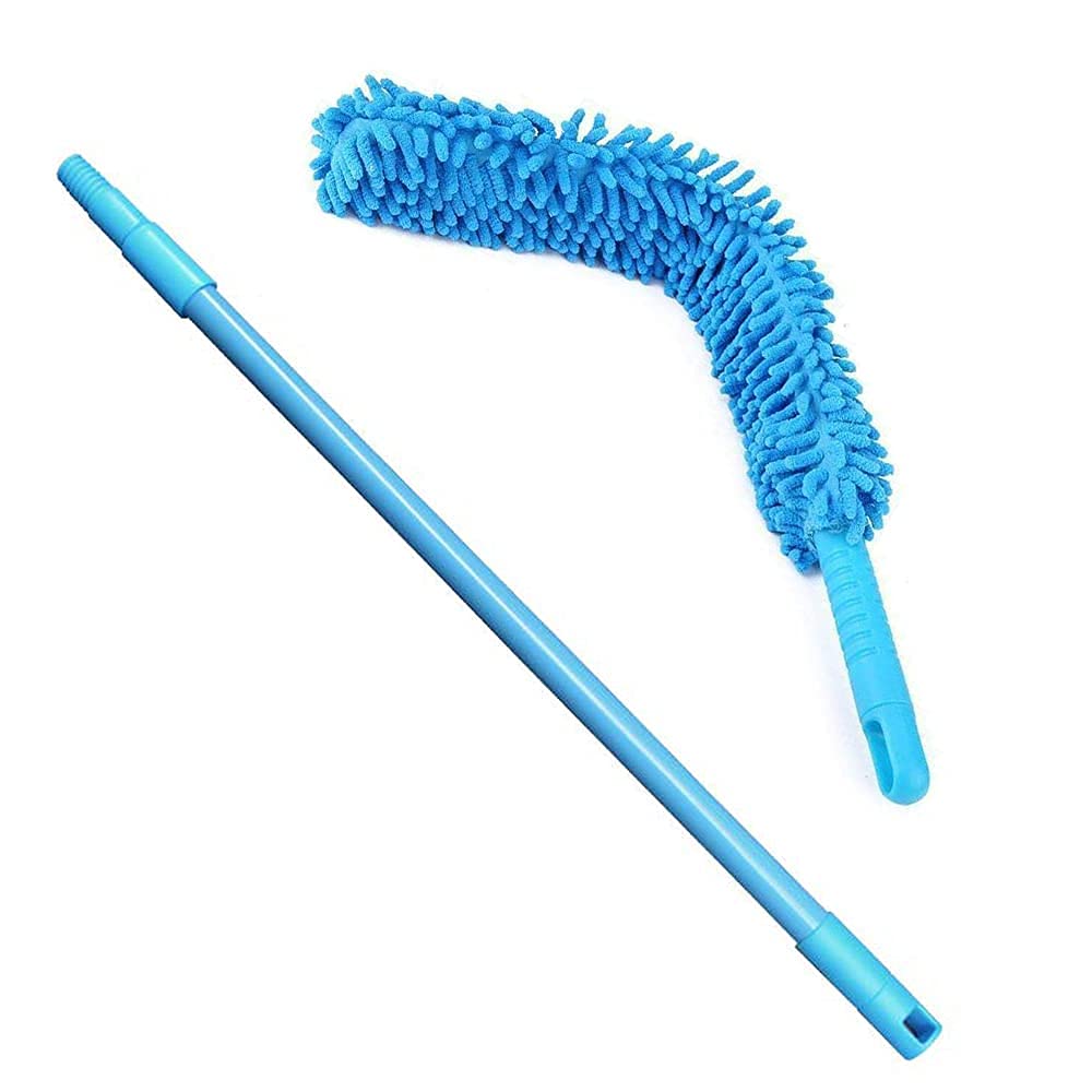 Foldable Microfiber Flexible Fan Mop with Steel Body – Quick & Easy Home Cleaning Tool