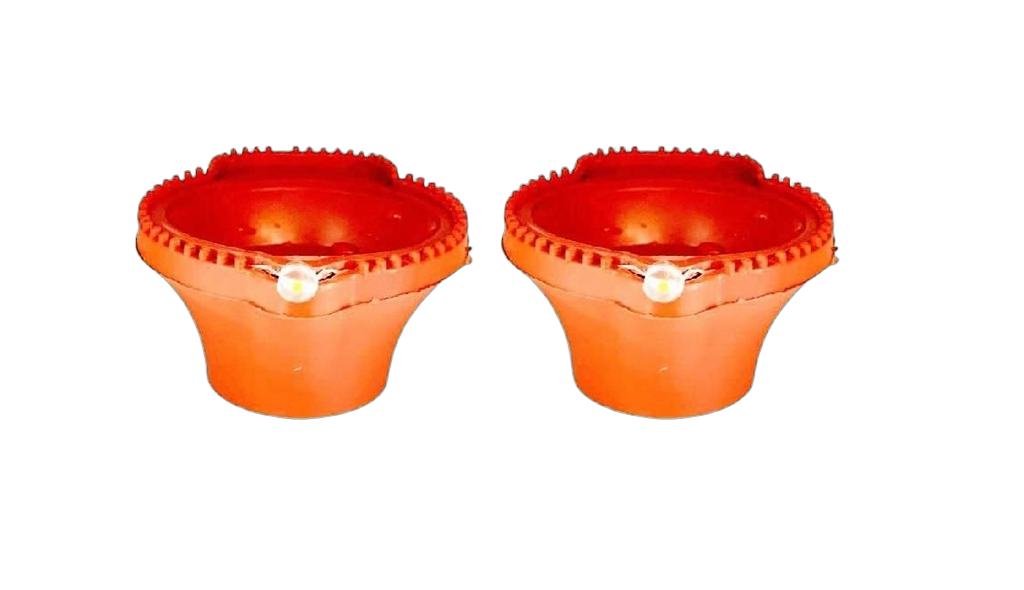 Flameless & Smokeless LED Diya Lights | Eco-Friendly Electric Water Sensor Diyas