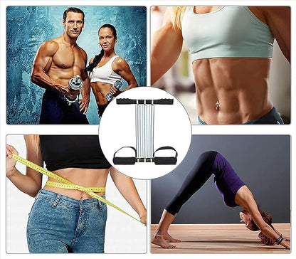 Tummy Trimmer Triple Spring Ab Exerciser for Men and Women - Six Pack Abs Fitness Equipment for Home